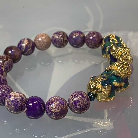 ANXIETY CONTROL NATURAL BRACELET size 7” - Picture 4 of 6